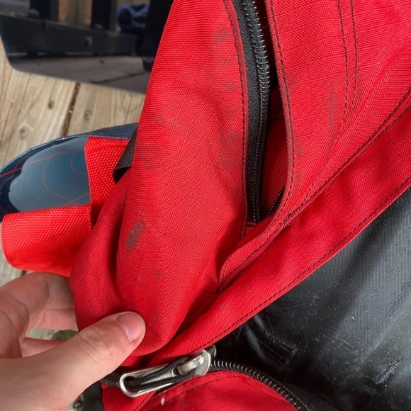 Vintage 90s The North face Tripper Hiking Backpack Red - Picture 16 of 16